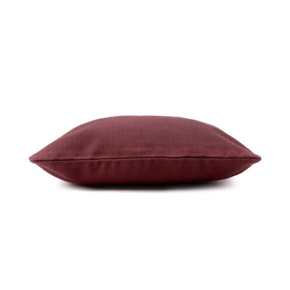 HERMES Sack Aline Size MM Toile Chevrons/Barenia Leather Rouge H/Gold - Picture 3 of 10